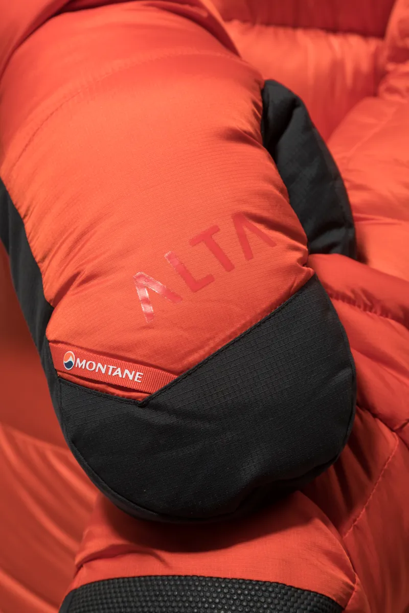 Montane Alpine 850 Down Mitt Firefly Orange-6